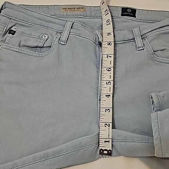 AG The Stevie Ankle Slim Straight Ankle Jean 30R - Picture 4 of 10
